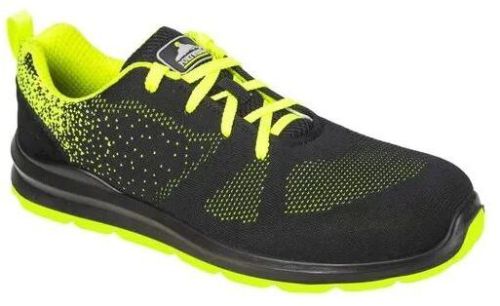 Portwest PU Safety Shoes, Color : Neon Black