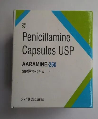 Penicillamine Capsule, Packaging Type : Strip