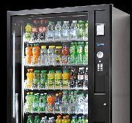 Stainless Steel Beverage Vending Machine, Color : Black