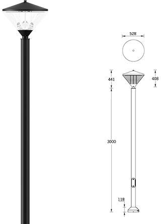 Qba Post Top Luminaires