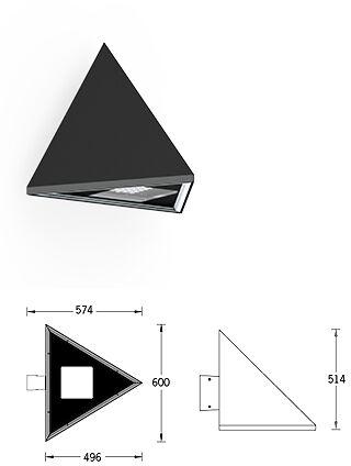 Triangle Wall Area Luminaires