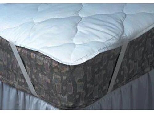 Cotton Mattress Protector, Color : White