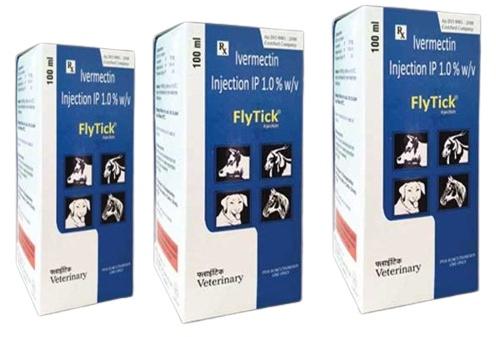 FlyTick Injection, For Veterinary, Packaging Type : Plastic Bottle