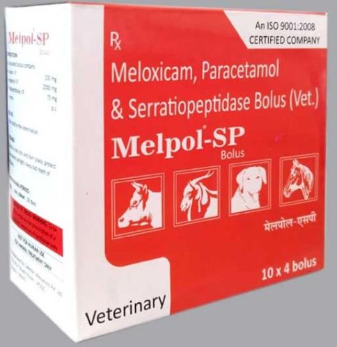 Melpol-SP Bolus, For Veterinary, Composition : Meloxicam 100mg