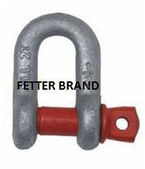 Carbon Steel D Shackle, Size : 3/8 To 7/8 Inch