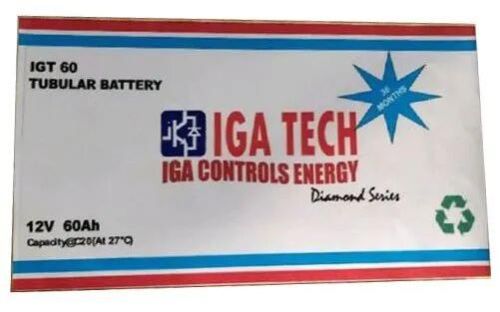 Rectangular PVC Battery Sticker