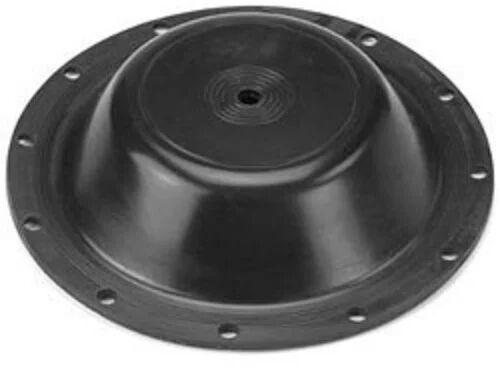 Round Rubber Diaphragm, Color : Black
