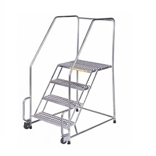 Chrome Coated Stainless Steel Portable Ladder