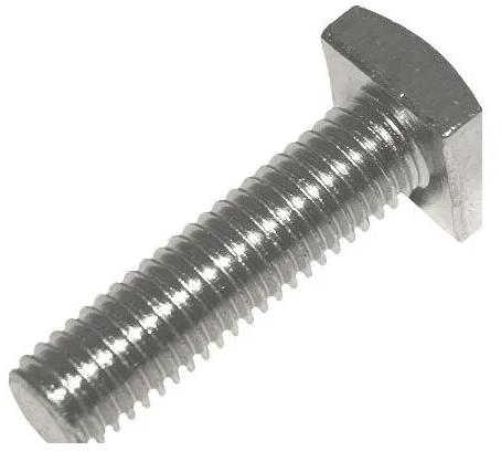 Stainless Steel Square Head Bolts, Packaging Type : Box