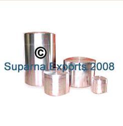 Aluminum Canisters With Push On Lids