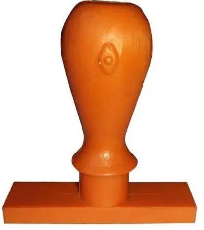 Wood Polymer Stamp Handle, Color : Orange