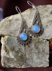 Polished Gemstone Earring, Packaging Type : Packet