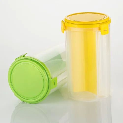 Plastic Circular Easy Flow Storage Container, Feature : Light Weight, Long Life, Weatherproof