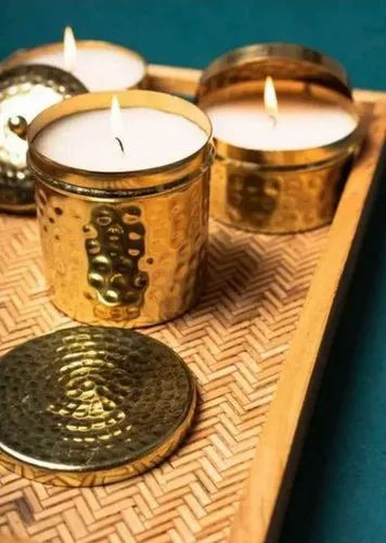 Printed Polished Praffin Wax Candle, Speciality : Attractive Pattern, Stylish Design