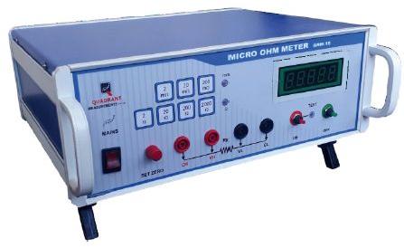QRM-1 1 AMP. Micro Ohm Meter, Color : Blue, White