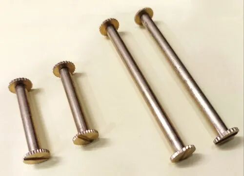 MS Brass File Screw, Packaging Type : Box