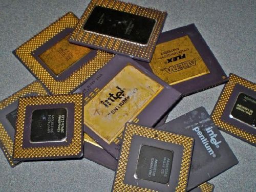 Plastic CPU Ceramic Processor Scraps, Condition : Waste
