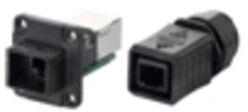 PAS-RJ45-13-01 PAS-RJ45-02-01 Ethernet Panel Hole Mount Connector