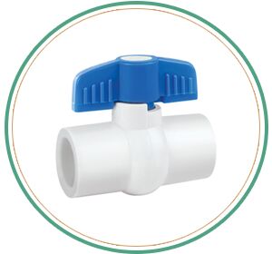 Solid UPVC Ball Valve, Size : 15mm To 80mm