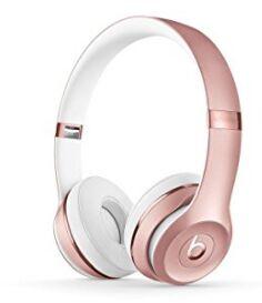 Beats Solo3 Wireless On-Ear Headphones, Packaging Type : Rose Gold