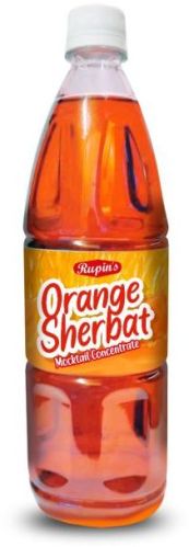 1l Orange Flavour Sharbat, For Drinking, Packaging Type : Bottle