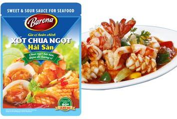 Sweet and Sour Sauce For Seafood, Brand Name : BARONA