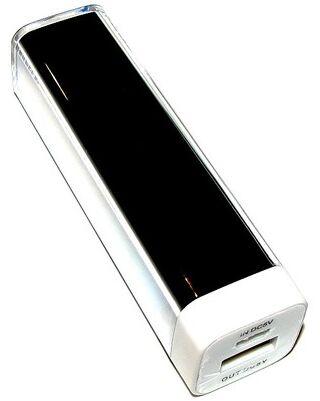 Black 2600mah USB Portable External Battery Power Bank Charger