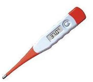 ABS Digital Thermometer, Color : White