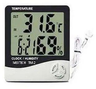 Stainless Steel Mextech Thermo Hygrometer