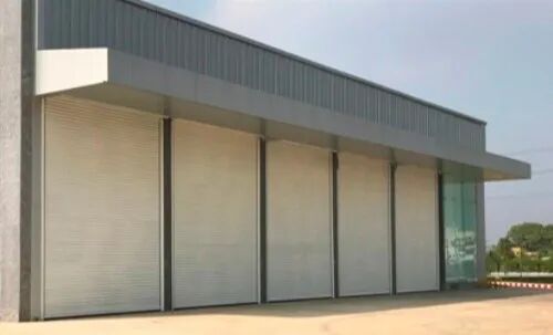 Iron Motorised Rolling Shutters