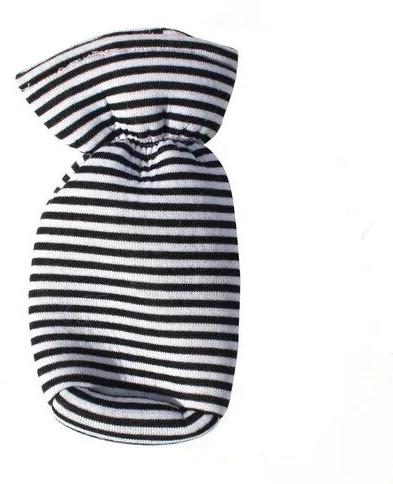 Black White Cotton Baby Bottle Cover