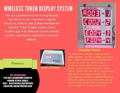 Wireless Token Display System