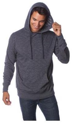 BAJA STRIPE FRENCH TERRY HOODED PULLOVER SWEATSHIRT