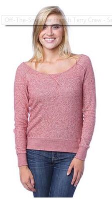 SHOULDER FRENCH TERRY Sweatshirt xs
