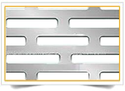 Oblong Holes Perforated Sheets, Size : 0.4mm X 4mm To 35m X 75mm