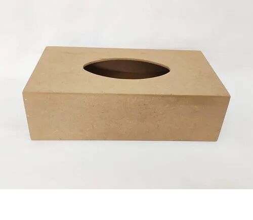 Natural MDF Tissue Box