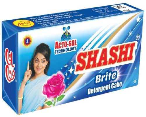 Shashi Brite Detergent Cake, For Cloth Washing, Feature : Eco-friendly, Long Shelf Life, Remove Hard Stains