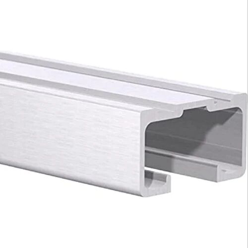Aluminium Single Door Sliding Track, Color : White