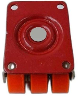 Moving Six Wheel Caster, Color : Red