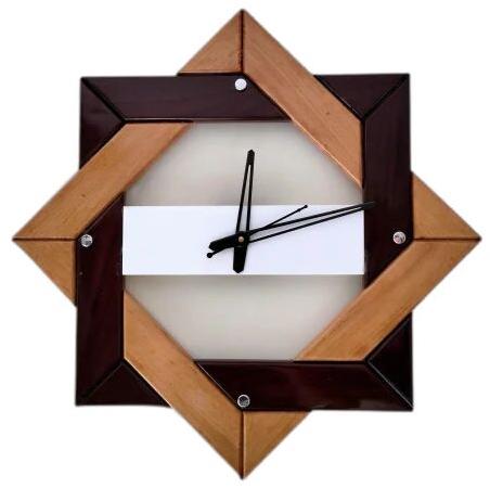 Wooden Wall Clock, For Home, Office, Shops