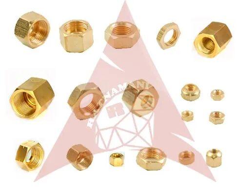 Brass Hex Nut, Size : M2 To M50