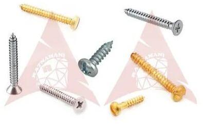 Brass Self Tapping Screw, For Furniture, Hardware Fitting, Etc, Packaging Size : 100 Piece