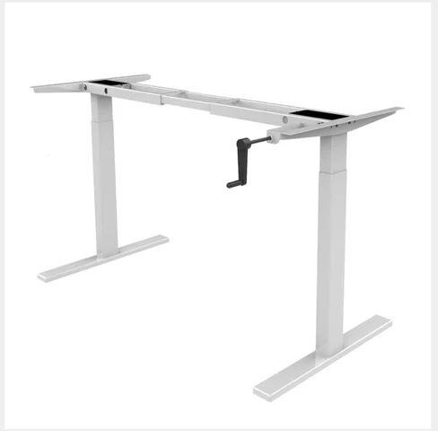 BIBUS Hand Crank Adjustable Table, Load Capacity : 60 Kgs