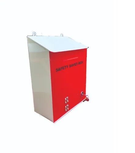 Safety Saves Box, Color : RED