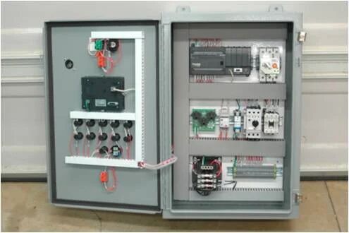 Mild Steel PLC Control Panel, For Automobile, Phase : Three Phase