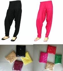 Viscose Patiala Salwar, Size : Small, Medium, Large