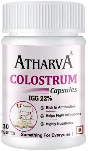 ATHARVA Colostrum Capsules, For Fat Loss, Muscle Strength Gain, Body Fitness, Shelf Life : 2 Year
