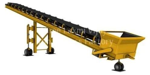 Rubber Belt Conveyor, Belt Speed:420 RPM