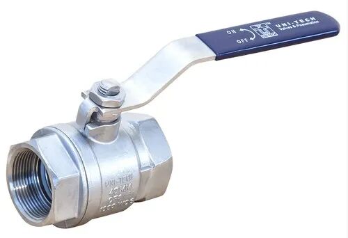 Uni-Tech Stainless Steel Screw End Ball Valve, Size : 8mm To 50mm