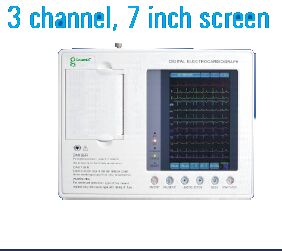3 Channel ECG Machine